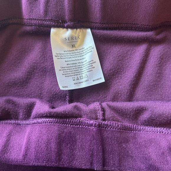 3 pair Serra Ladies Ultra Plush Lucious warm Velour Leggings 1 pr NWT, 2 EUC - Picture 5 of 6